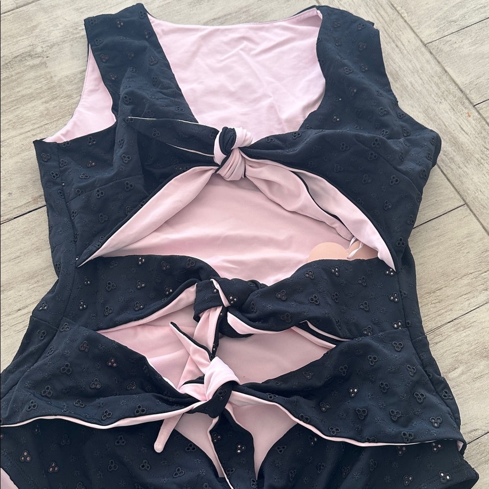 NWT Alpine Butterfly | Goddess Stretchy Eyelet Black Pink 2X - Picture 3 of 10